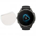Set 2 folii protectie Bizon Watch Film Matte Duo compatibile cu Garmin Fenix 9 Pro (43mm), Transparent 5 - lerato.ro