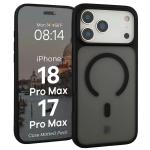 Kit protectie 2 in 1 BizonMobile, Carcasa Bizon MatteO si Folie sticla securizata Bizon Glass Edge, compatibil cu iPhone 18 Pro Max / 17 Pro Max, Negru 4 - lerato.ro