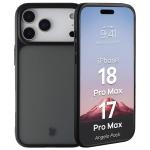 Kit protectie 2 in 1 BizonMobile, Carcasa Bizon Angelo si Folie sticla securizata Bizon Glass Edge, compatibil cu iPhone 18 Pro Max / 17 Pro Max, Negru 4 - lerato.ro