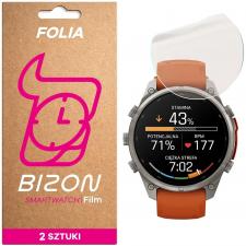 Set 2 folii protectie Bizon Watch Film Matte Duo compatibile cu Garmin Fenix 9 Pro (47mm), Transparent