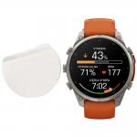 Set 2 folii protectie Bizon Watch Film Matte Duo compatibile cu Garmin Fenix 9 Pro (47mm), Transparent 5 - lerato.ro