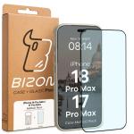 Kit protectie 2 in 1 BizonMobile, Carcasa Bizon MatteO si Folie sticla securizata Bizon Glass Edge, compatibil cu iPhone 18 Pro Max / 17 Pro Max, Bej 10 - lerato.ro