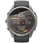 Set 2 folii protectie Bizon Watch Film Matte Duo compatibile cu Garmin Fenix 9 Pro (51mm), Transparent 3 - lerato.ro