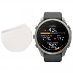 Set 2 folii protectie Bizon Watch Film Matte Duo compatibile cu Garmin Fenix 9 Pro (51mm), Transparent 5 - lerato.ro
