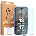 Kit protectie 2 in 1 BizonMobile, Carcasa Bizon MatteO si Folie sticla securizata Bizon Glass Edge, compatibil cu iPhone 18 Pro Max / 17 Pro Max, Light Blue 10 - lerato.ro