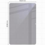 Folie protectie display Bizon Tab Hybrid Shadow Privacy compatibila cu Xiaomi Redmi Pad 2, 9.7 inch, Negru 3 - lerato.ro