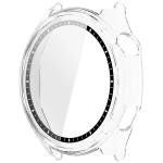 Carcasa cu protectie ecran BizonMobile Adamo compatibila cu Honor Watch 6 / 6 Plus, Transparent 3 - lerato.ro