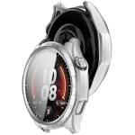 Carcasa cu protectie ecran BizonMobile Adamo compatibila cu Honor Watch 6 / 6 Plus, Satin Silver 4 - lerato.ro