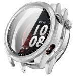 Carcasa cu protectie ecran BizonMobile Adamo compatibila cu Honor Watch 6 / 6 Plus, Satin Silver 2 - lerato.ro