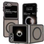 Carcasa Bizon Eclipse cu MagSafe si Stand compatibila cu Samsung Galaxy Z Flip 6 / 7 FE, Negru 3 - lerato.ro