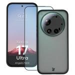 Kit protectie 2 in 1 BizonMobile, Carcasa Bizon Angelo si Folie sticla securizata Bizon Glass Edge, compatibil cu Xiaomi 17 Ultra, Negru 2 - lerato.ro