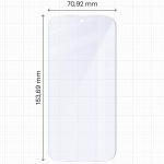 Set 2 folii protectie Bizon Eplikator Hybrid Mule compatibile cu Xiaomi Poco X8 Pro, Transparent 3 - lerato.ro