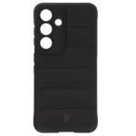 Kit protectie 2 in 1 BizonMobile, Carcasa Bizon Tur si Folie sticla securizata Bizon Glass Edge, compatibil cu Samsung Galaxy S25, Negru 3 - lerato.ro