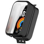 Carcasa cu protectie ecran BizonMobile Felipe compatibila cu Xiaomi Smart Band 11 Active, Negru 2 - lerato.ro