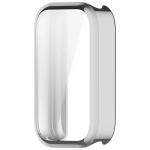 Carcasa cu protectie ecran BizonMobile Felipe compatibila cu Xiaomi Smart Band 11 Active, Silver 4 - lerato.ro