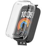 Carcasa cu protectie ecran BizonMobile Felipe compatibila cu Xiaomi Smart Band 11 Active, Transparent 2 - lerato.ro