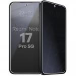 Folie protectie display Bizon Hybrid Shadow Privacy compatibila cu Xiaomi Redmi Note 17 Pro 5G, Negru 7 - lerato.ro
