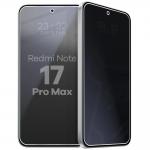 Folie protectie display Bizon Hybrid Shadow Privacy compatibila cu Xiaomi Redmi Note 17 Pro Max 5G, Negru 7 - lerato.ro