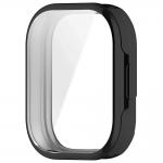 Carcasa cu protectie ecran BizonMobile Felipe compatibila cu Xiaomi Redmi Watch 6 Lite, Negru 3 - lerato.ro