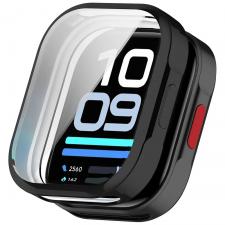 Carcasa cu protectie ecran BizonMobile Felipe compatibila cu Xiaomi Redmi Watch 6 Lite, Negru