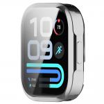 Carcasa cu protectie ecran BizonMobile Felipe compatibila cu Xiaomi Redmi Watch 6 Lite, Silver 8 - lerato.ro
