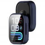 Carcasa cu protectie ecran BizonMobile Felipe compatibila cu Xiaomi Redmi Watch 6 Lite, Dark Blue 7 - lerato.ro