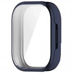 Carcasa cu protectie ecran BizonMobile Felipe compatibila cu Xiaomi Redmi Watch 6 Lite, Dark Blue 3 - lerato.ro