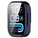 Carcasa cu protectie ecran BizonMobile Felipe compatibila cu Xiaomi Redmi Watch 6 Lite, Dark Blue 8 - lerato.ro
