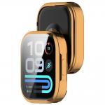 Carcasa cu protectie ecran BizonMobile Felipe compatibila cu Xiaomi Redmi Watch 6 Lite, Rose Gold 7 - lerato.ro