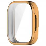 Carcasa cu protectie ecran BizonMobile Felipe compatibila cu Xiaomi Redmi Watch 6 Lite, Rose Gold 3 - lerato.ro