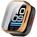 Carcasa cu protectie ecran BizonMobile Felipe compatibila cu Xiaomi Redmi Watch 6 Lite, Rose Gold 2 - lerato.ro