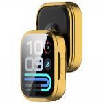 Carcasa cu protectie ecran BizonMobile Felipe compatibila cu Xiaomi Redmi Watch 6 Lite, Gold 7 - lerato.ro