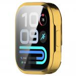 Carcasa cu protectie ecran BizonMobile Felipe compatibila cu Xiaomi Redmi Watch 6 Lite, Gold 8 - lerato.ro