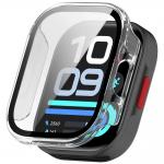 Carcasa cu protectie ecran BizonMobile Adamo compatibila cu Xiaomi Redmi Watch 6 Lite, Transparent 2 - lerato.ro