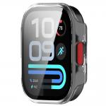 Carcasa cu protectie ecran BizonMobile Adamo compatibila cu Xiaomi Redmi Watch 6 Lite, Transparent 5 - lerato.ro