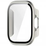 Carcasa cu protectie ecran BizonMobile Adamo compatibila cu Xiaomi Redmi Watch 6 Lite, Champagne 3 - lerato.ro