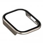 Carcasa cu protectie ecran BizonMobile Adamo compatibila cu Xiaomi Redmi Watch 6 Lite, Champagne 7 - lerato.ro