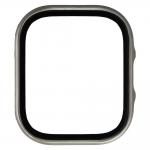 Carcasa cu protectie ecran BizonMobile Adamo compatibila cu Xiaomi Redmi Watch 6 Lite, Champagne 8 - lerato.ro