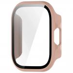 Carcasa cu protectie ecran BizonMobile Adamo compatibila cu Xiaomi Redmi Watch 6 Lite, Roz 3 - lerato.ro