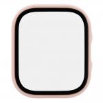 Carcasa cu protectie ecran BizonMobile Adamo compatibila cu Xiaomi Redmi Watch 6 Lite, Roz 8 - lerato.ro