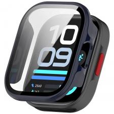 Carcasa cu protectie ecran BizonMobile Adamo compatibila cu Xiaomi Redmi Watch 6 Lite, Dark Blue