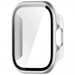 Carcasa cu protectie ecran BizonMobile Adamo compatibila cu Xiaomi Redmi Watch 6 Lite, Silver 3 - lerato.ro