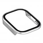 Carcasa cu protectie ecran BizonMobile Adamo compatibila cu Xiaomi Redmi Watch 6 Lite, Silver 7 - lerato.ro