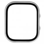 Carcasa cu protectie ecran BizonMobile Adamo compatibila cu Xiaomi Redmi Watch 6 Lite, Silver 8 - lerato.ro