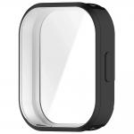 Carcasa cu protectie ecran BizonMobile Felipe compatibila cu Xiaomi Redmi Watch 6 Active, Negru 3 - lerato.ro