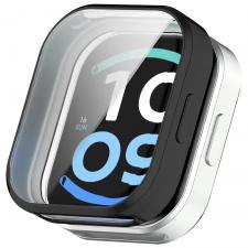 Carcasa cu protectie ecran BizonMobile Felipe compatibila cu Xiaomi Redmi Watch 6 Active, Negru
