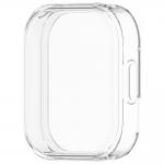 Carcasa cu protectie ecran BizonMobile Felipe compatibila cu Xiaomi Redmi Watch 6 Active, Transparent 3 - lerato.ro