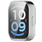 Carcasa cu protectie ecran BizonMobile Felipe compatibila cu Xiaomi Redmi Watch 6 Active, Silver 8 - lerato.ro