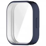 Carcasa cu protectie ecran BizonMobile Felipe compatibila cu Xiaomi Redmi Watch 6 Active, Dark Blue 3 - lerato.ro