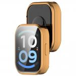Carcasa cu protectie ecran BizonMobile Felipe compatibila cu Xiaomi Redmi Watch 6 Active, Rose Gold 7 - lerato.ro
